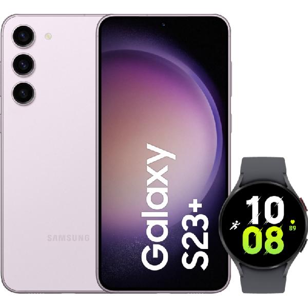 Samsung Galaxy S23 Plus 512GB Roze 5G + Galaxy Watch5 Zwart 44mm