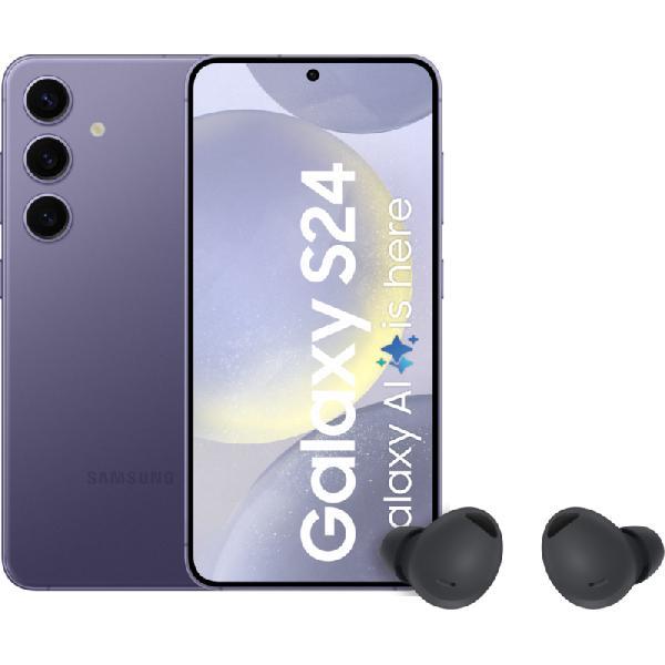 Samsung Galaxy S24 256GB Paars 5G + Galaxy Buds 2 Pro Zwart