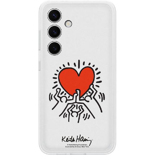 Samsung Galaxy S24 Keith Haring Suit Back Cover Transparant