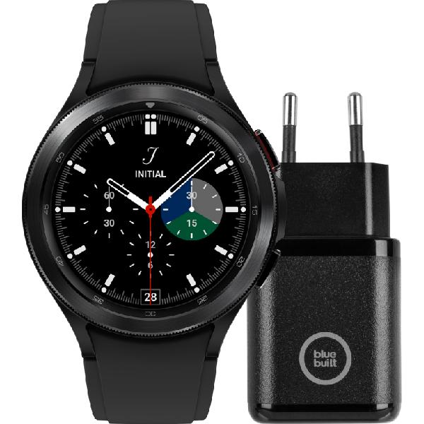 Samsung Galaxy Watch 4 Classic Zwart 46mm + BlueBuilt Oplader