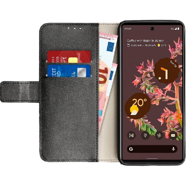 Just in Case Wallet Google Pixel 6a Book Case Zwart