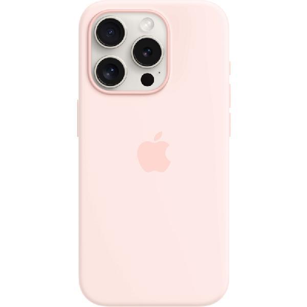 Apple iPhone 15 Pro Back Cover met MagSafe Lichtroze