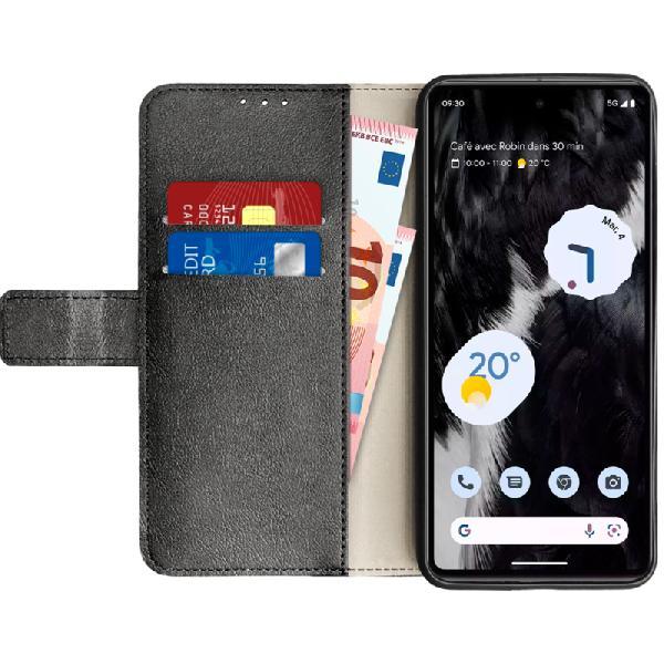 Just in Case Wallet Google Pixel 7A Book Case Zwart