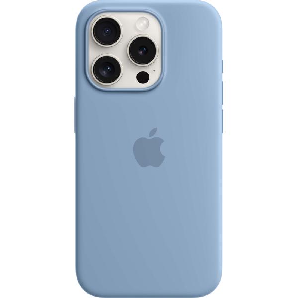 Apple iPhone 15 Pro Back Cover met MagSafe Winterblauw