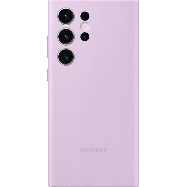 Samsung Galaxy S23 Ultra Siliconen Back Cover Roze