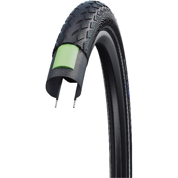 Schwalbe Buitenband 26-1⅜ (37-590) Cruiser Plus zw/wit +R