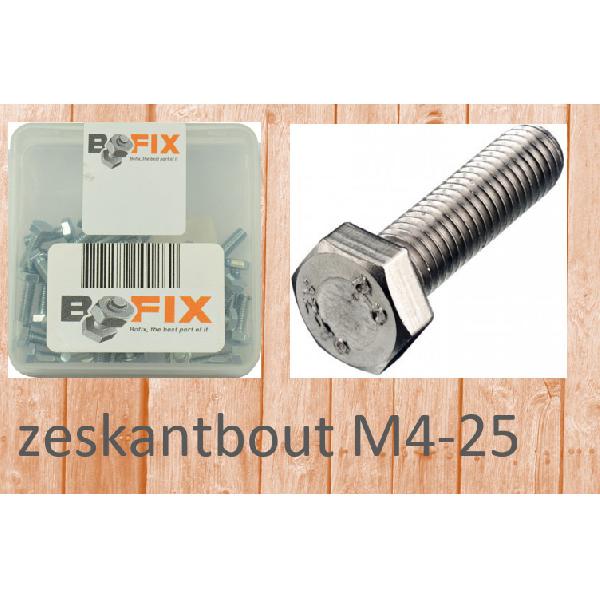 Bofix Zeskantbout M4x25 (50st)