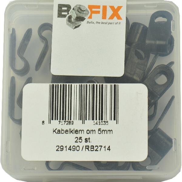 Bofix Kabelklem om 5mm (25st)