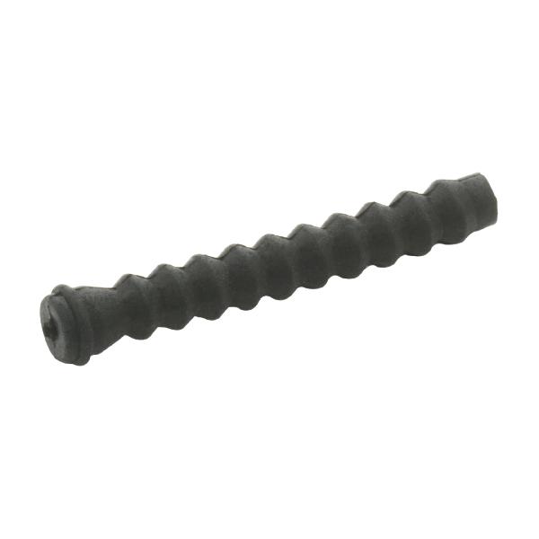 Elvedes Kabelhoedje tip+rubber balg PVC zwart(25x) ELV2018038