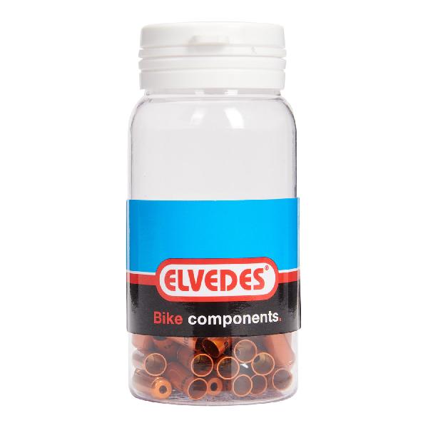 Elvedes Kabelhoedje 5mm sealed oranje (50x) alum. ELV2012006