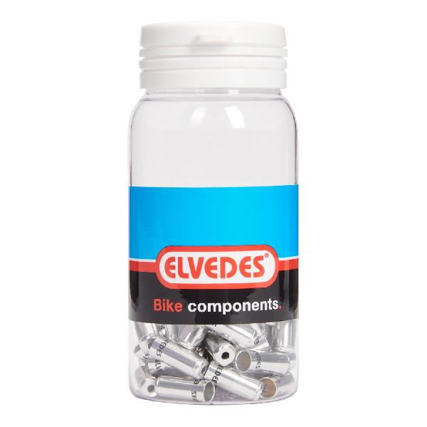 Elvedes Kabelhoedje 5mm sealed zilver (50x) alum. ELV2012001