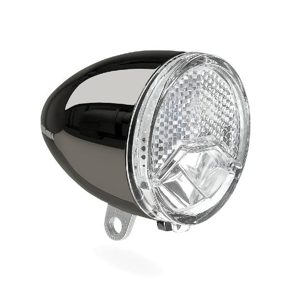 AXA koplamp 606 E-bike 6-48 volt donker chroom 15 lux