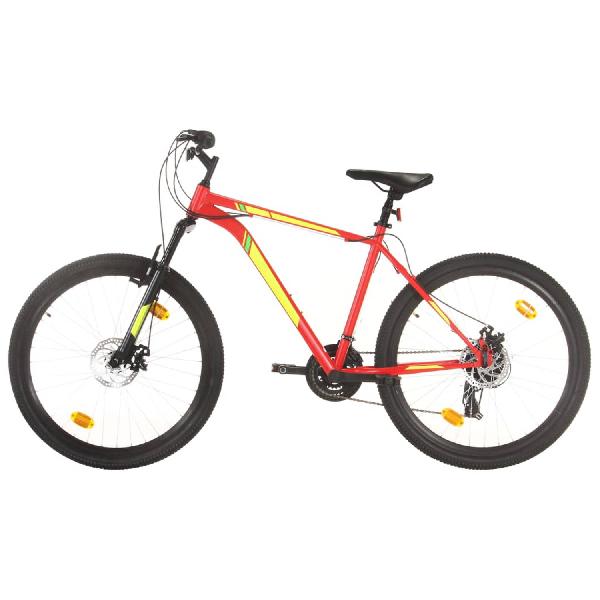 vidaXL Mountainbike 21 versnellingen 27,5 inch wielen 50 cm frame rood