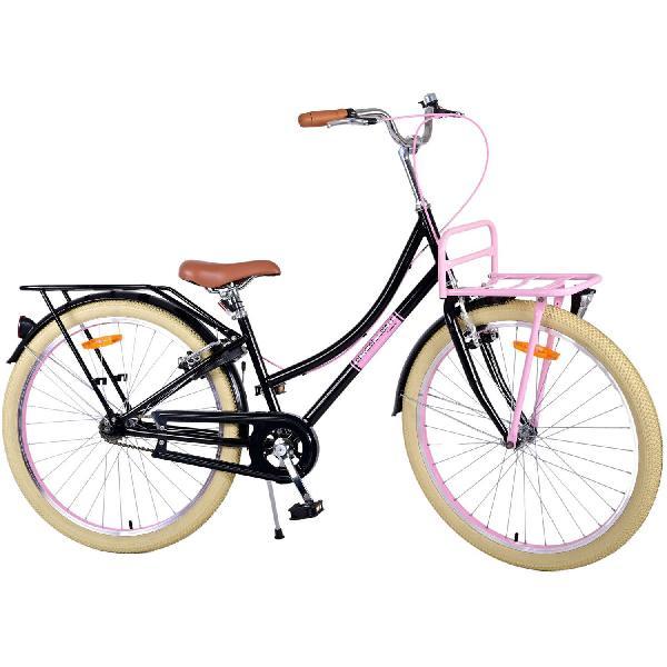 Volare Excellent Kinderfiets - Meisjes - 26 inch - Zwart - Twee handremmen