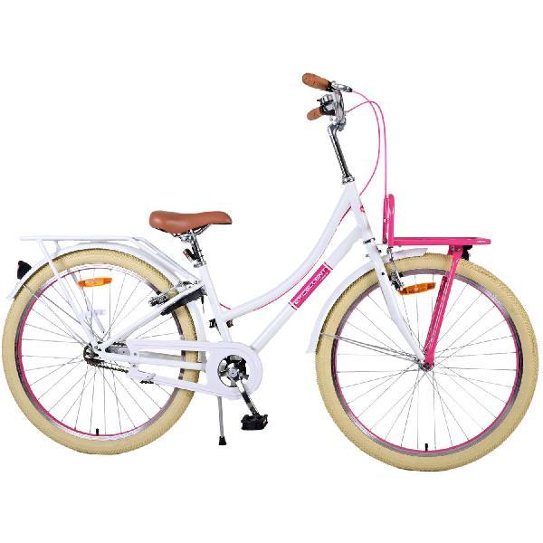 Volare Excellent Kinderfiets - Meisjes - 26 inch - Wit - Twee handremmen