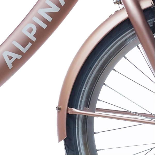 Alpina Spatbord set + stang 20 Clubb rose gold matt