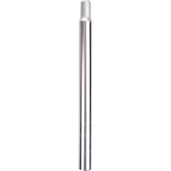 TOM zadelpen vast kaars 25,8 x 350 mm aluminium zilver