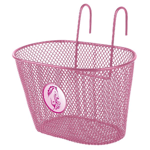 M-Wave fietsmand 5 liter paard roze