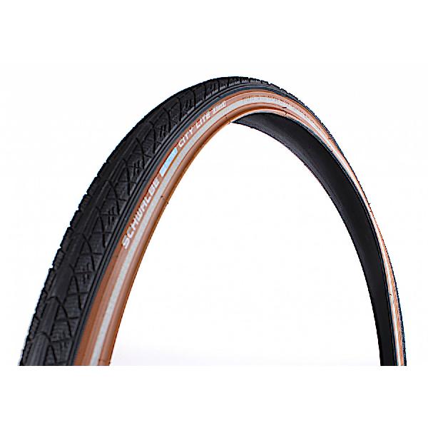 Schwalbe buitenband City Lite 28 x 1 5/8 x 1 3/8 (37-622) zwart/bruin