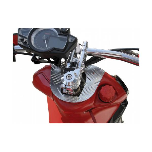 Afdekkap Down-Hillstuur Gilera Runner (tot 08/2005) aluminium