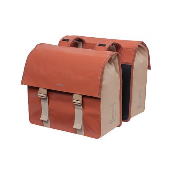 Basil Urban Load - dubbele fietstas - 48-53 liter - rood