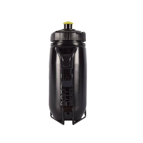 Sportdrankfles - waterfles - Bidon met houder voor je fiets - fiets bidon Zwart - Bidon - 0,6 l