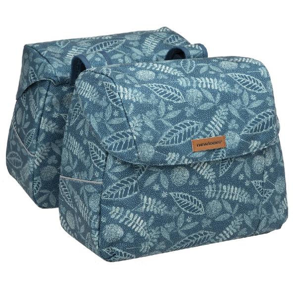 New Looxs dubbele fietstas Joli 37 liter blauw