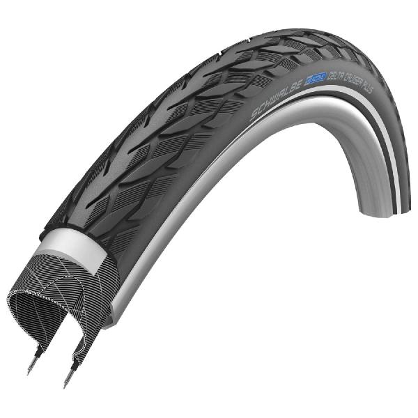 Schwalbe Buitenband - Delta Cruiser Plus - 28 inch x 1.40 - Zwart Reflecterend