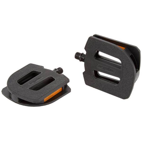 Ergotec platformpedalen EP-S anti-slip 9/16 inch zwart 2 stuks