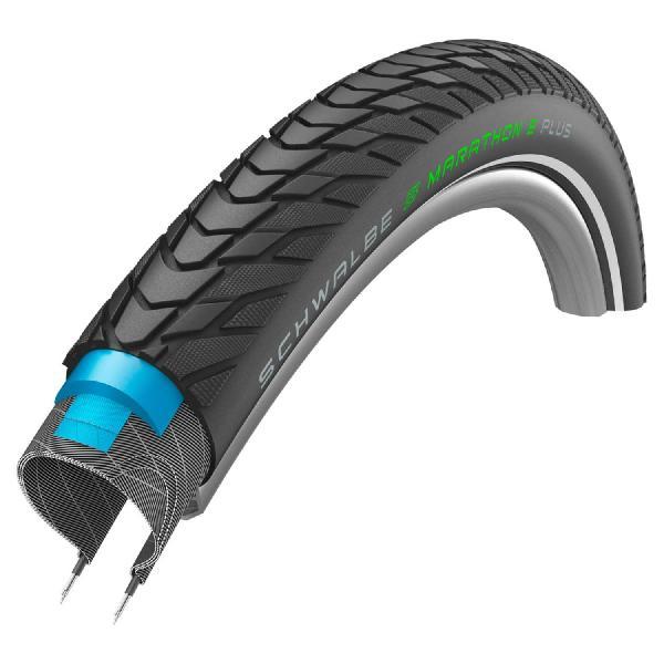 Schwalbe Buitenband - Marathon E-Plus Perf - 28 inch x 2.00 - Zwart Reflecterend