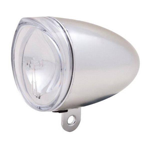 Spanninga voorlamp Trendo led dynamo 5,9 cm zilver