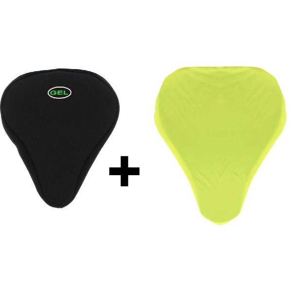 ZADELOVERTREK GEL MET WATERDICHT OVERTREK - Zadeldek met gel - Comfort fit ? Saddle cover with gel - Uni ? Zadelhoes -