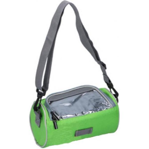 Fietsstuur tas 20x12x12cm - fietstas - fietsstuur tasje - fietstas voor je smartphone - Groen - Afmeting tot Samsung s9