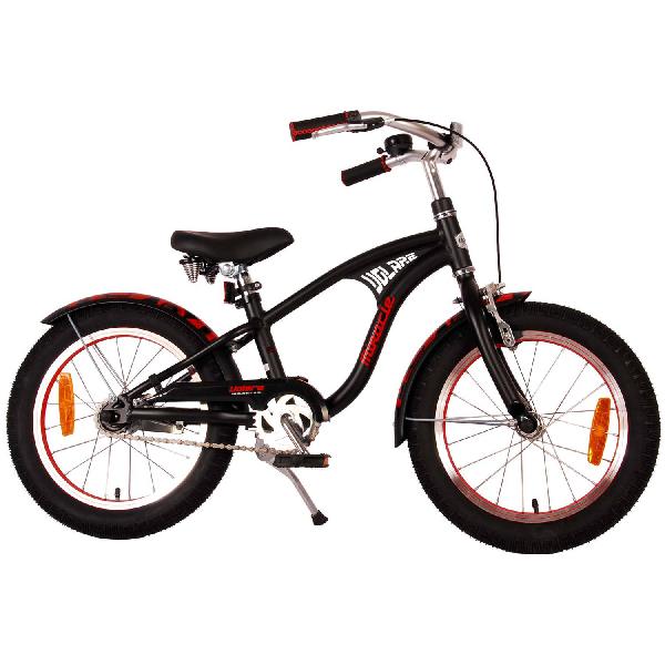 Volare Miracle Cruiser Kinderfiets - Jongens - 16 inch - Mat Zwart