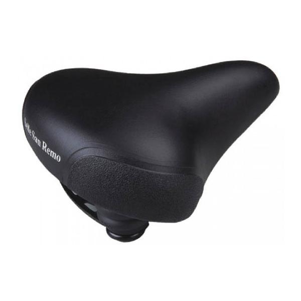 Selle san remo Fietszadel Citybike Unisex met hoekbescherming zwart