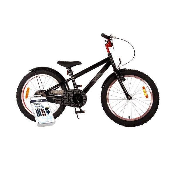 Volare Kinderfiets Spider-Man - 20 inch - Zwart - Inclusief WAYS Bandenplakset