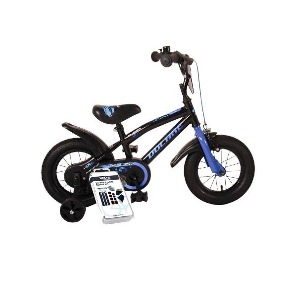 Volare Kinderfiets Super GT - 12 inch - Blauw - Inclusief WAYS Bandenplakset