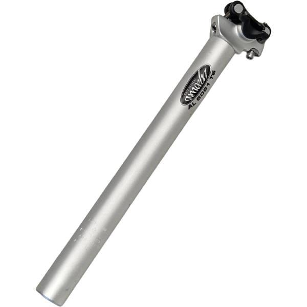 Hzb Amoeba zadelpen zilver/zwart 31.6 / 350 mm aluminium 2-bout al-6061-t6