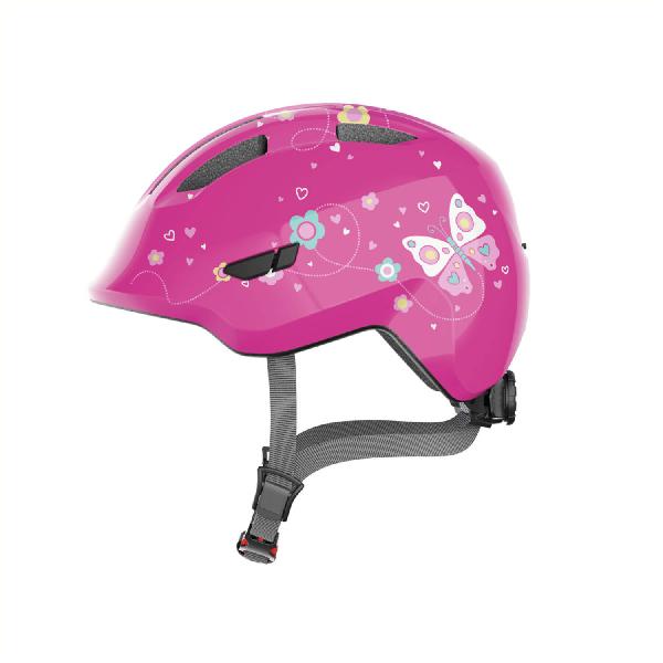 Abus Helm Kind Smiley 3.0 rose butterfly S (45-50cm)