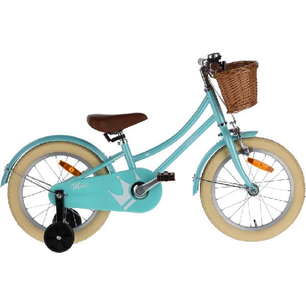 AMIGO Miss 16 Inch 21 cm Meisjes Terugtraprem Turquoise