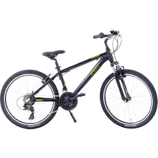 AMIGO Rider 24 Inch 36 cm Junior 21V V Brakes Zwart