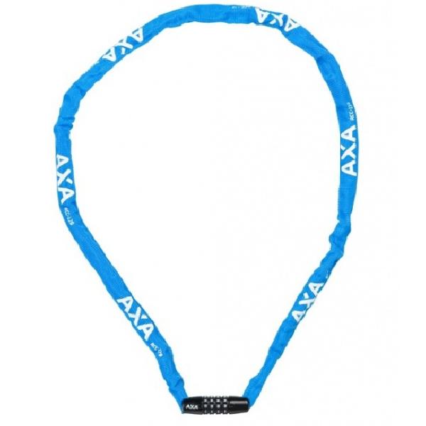 AXA Kettingcijferslot Rigid RCC nylon hoes 1200 x 3,5 mm blauw