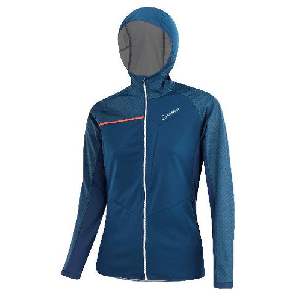 Löffler windstopper Infinium dames polyester donkerblauw maat 34