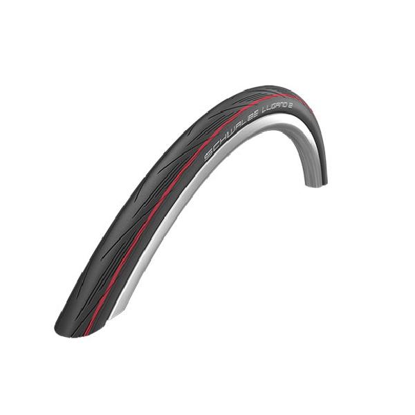 Schwalbe buitenband Lugano II draad 28 x 1.00 (25 622) zwart/rood