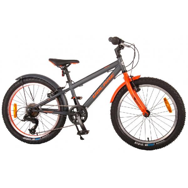 Volare Rocky 20 Inch 27 cm Jongens 6V V Brakes Grijs/Oranje