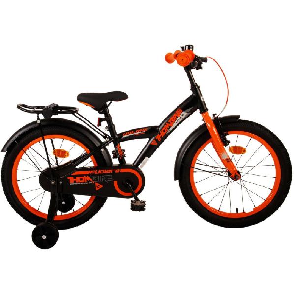 Volare Thombike 18 Inch 24 cm Jongens Terugtraprem Zwart/Oranje