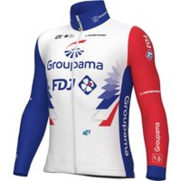 GROUPAMA - FDJ Winterjas 2022 Thermojack, voor heren, Maat 2XL, Racefiets jack,