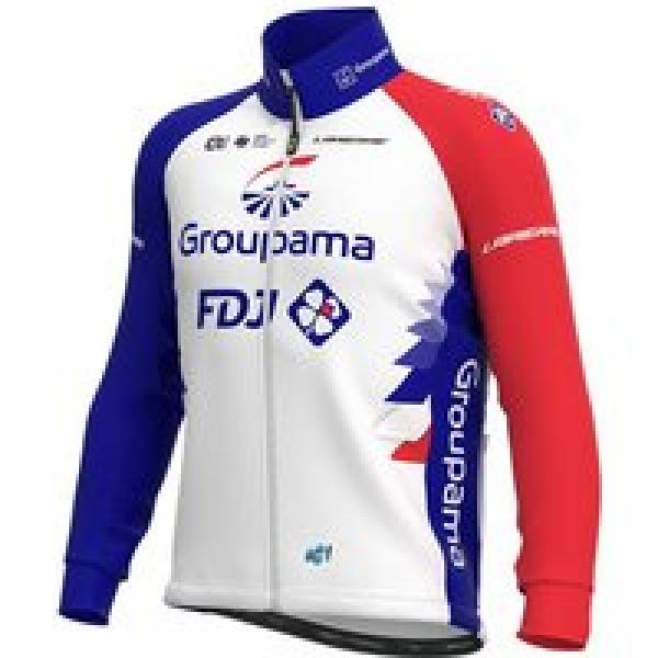 GROUPAMA FDJ Winterjack 2021, voor heren, Maat M, Fiets jack, Wielerkleding