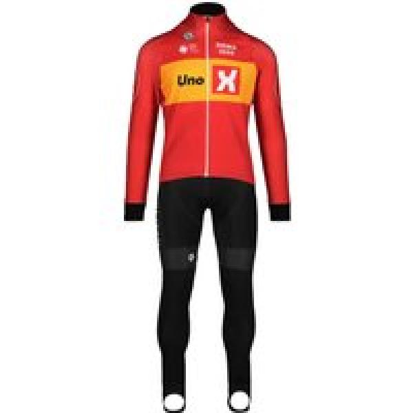 UNO-X Icon Protect Tempest 2023 Set (winter fietsjack + lange koersbroek) set (2