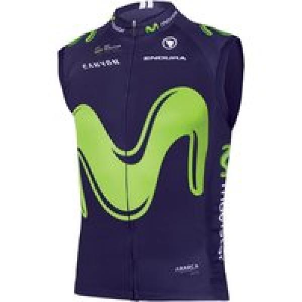 MOVISTAR TEAM 2017 windvest, voor heren, Maat S, Fietsvest, Fietskleding